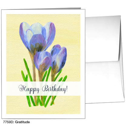 Gratitude, Greeting Card (7759D)