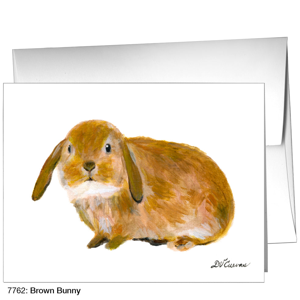 Brown Bunny, Greeting Card (7762)