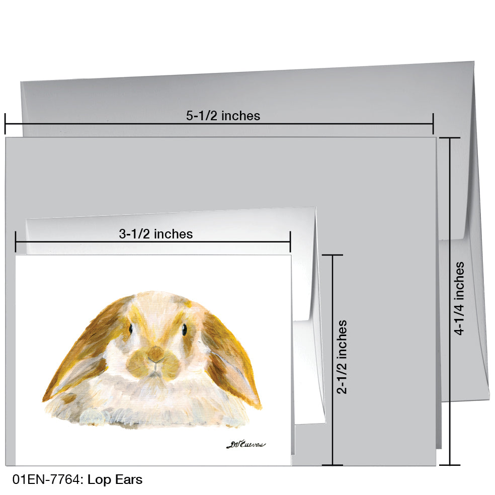 Lop Ears, Greeting Card (7764)