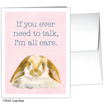 Lop Ears, Greeting Card (7764G)