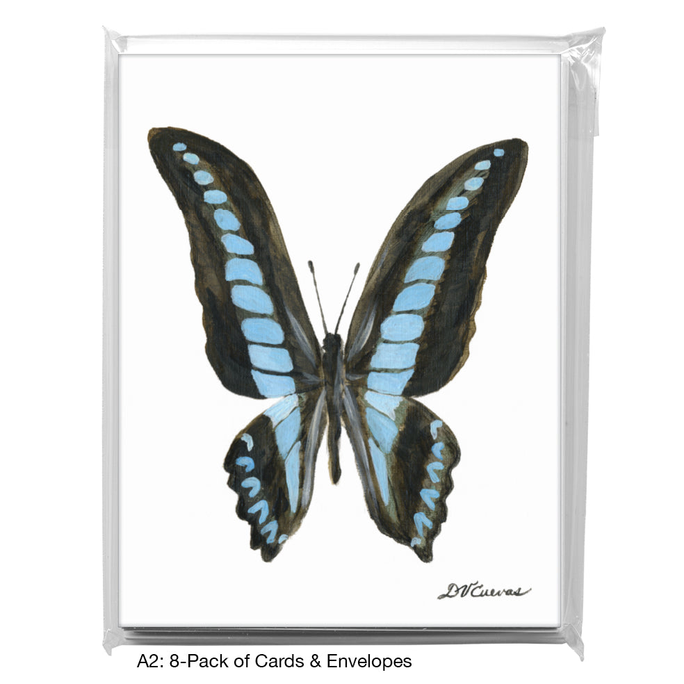 Graphium Agememnon Comodus, Greeting Card (7765)