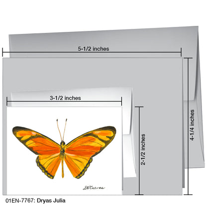 Dryas Julia, Greeting Card (7767)