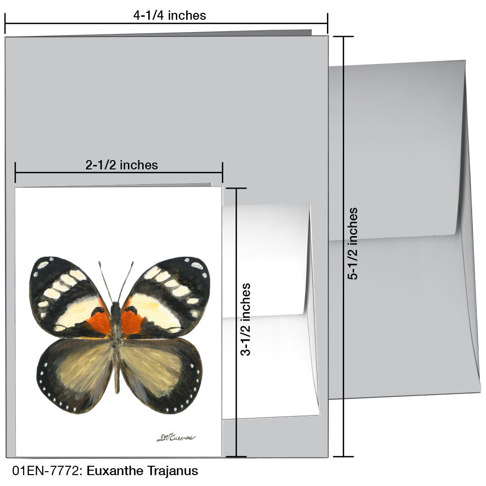 Euxanthe Trajanus, Greeting Card (7772)