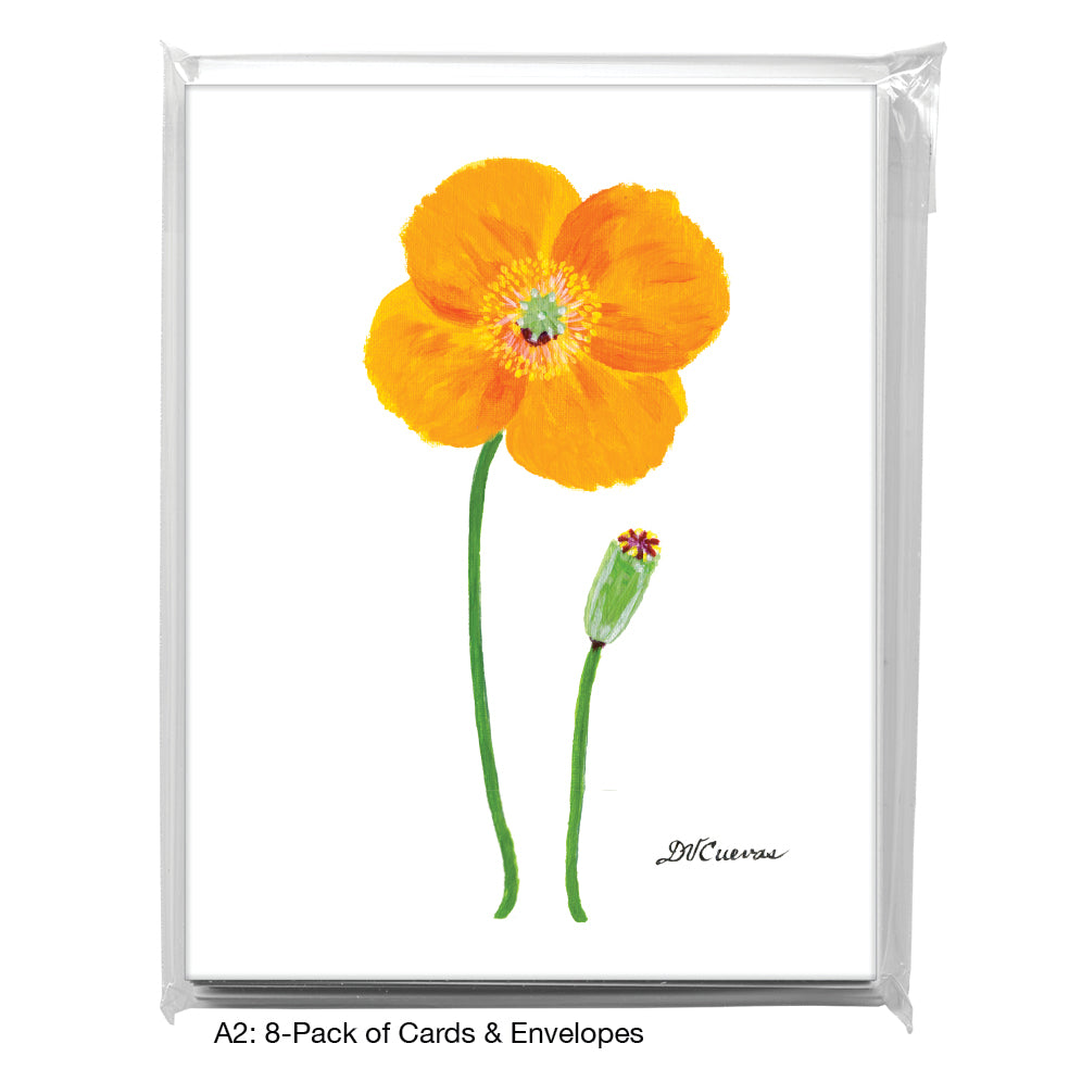 Poppy Moroccan, Greeting Card (7775)