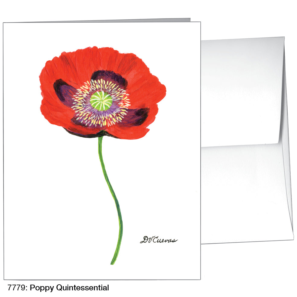 Poppy Quintessential, Greeting Card (7779)