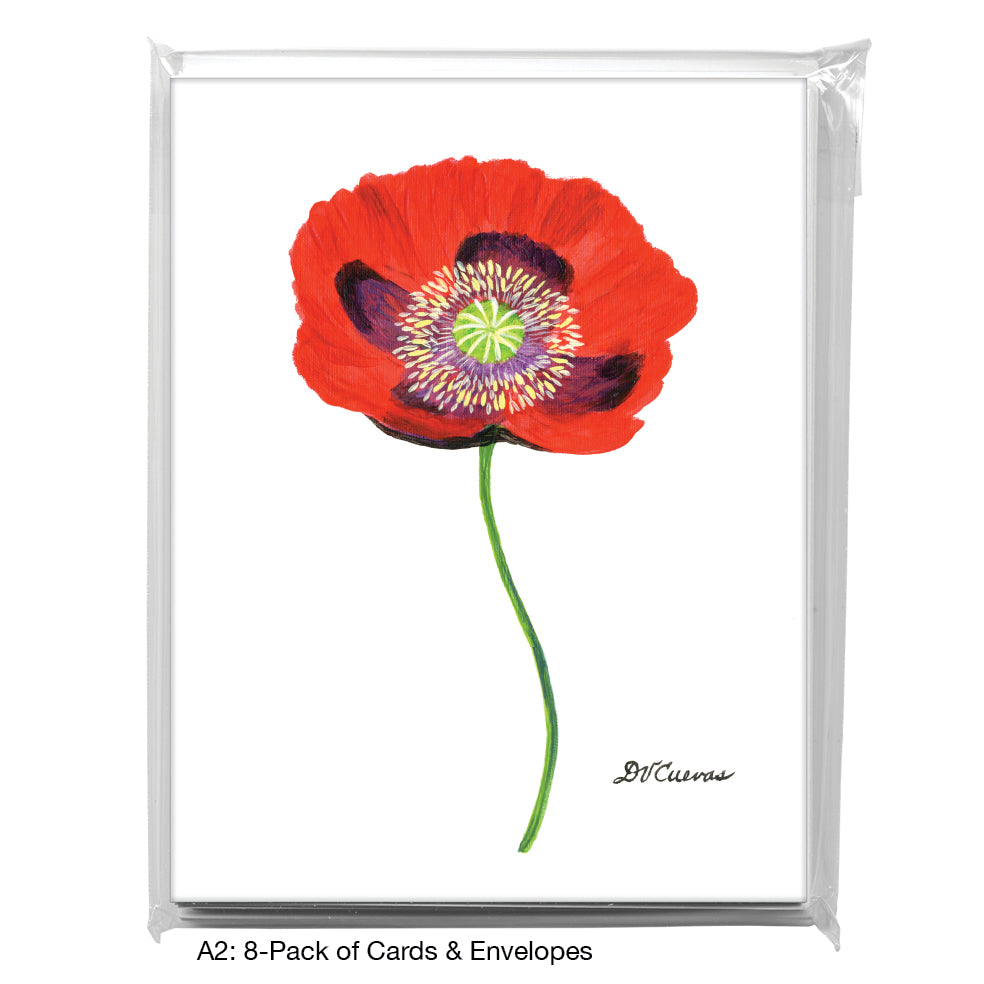 Poppy Quintessential, Greeting Card (7779)