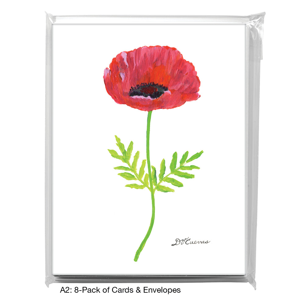 Poppy Versailles, Greeting Card (7786)