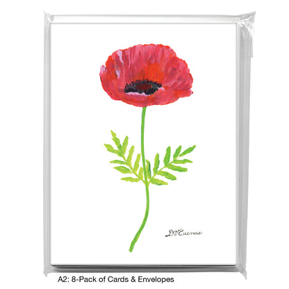 Poppy Versailles, Greeting Card (7786)