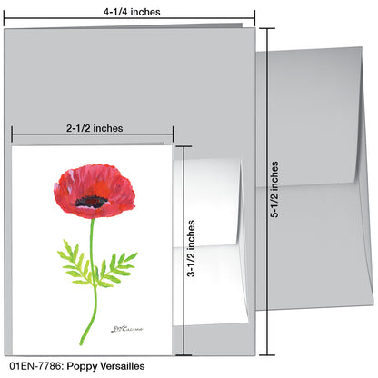 Poppy Versailles, Greeting Card (7786)