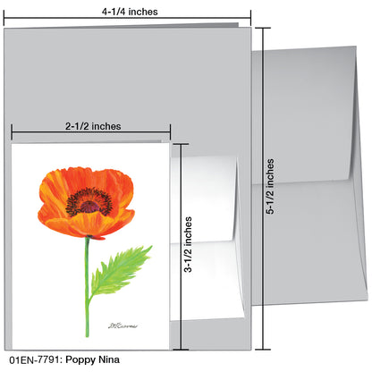 Poppy Nina, Greeting Card (7791)