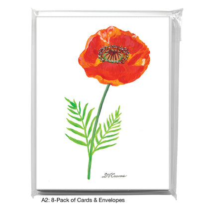 Poppy Wonder, Greeting Card (7792)