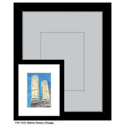 Marina Towers, Chicago, Print (#7809)