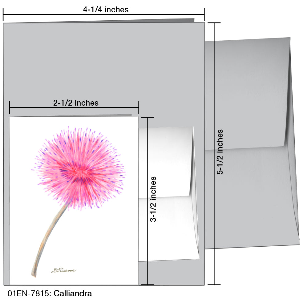 Calliandra, Greeting Card (7815)