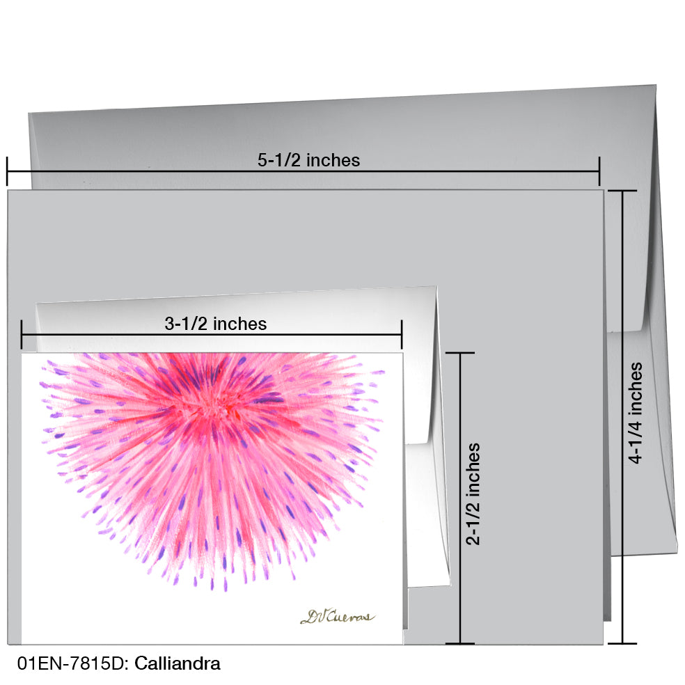 Calliandra, Greeting Card (7815D)