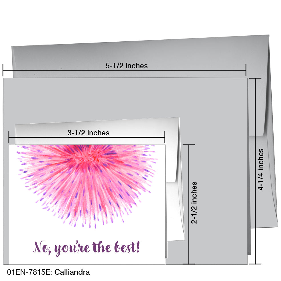 Calliandra, Greeting Card (7815E)