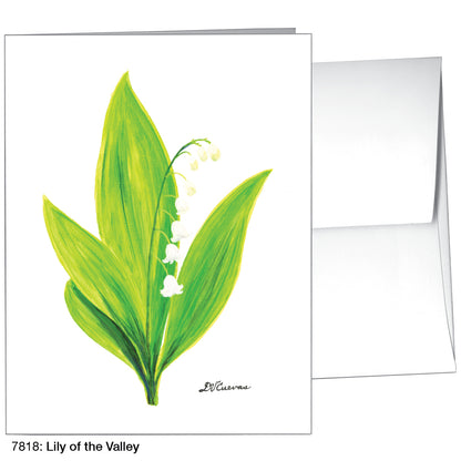 Lily Of The Valley, Greeting Card (7818)