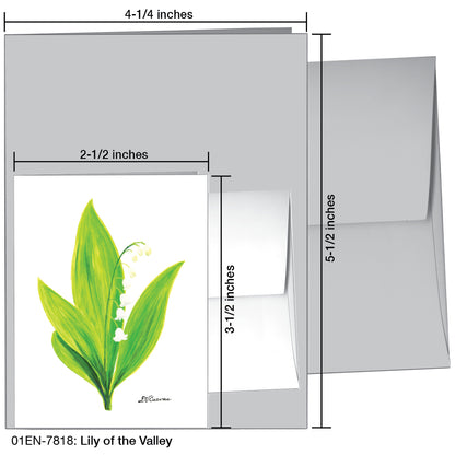 Lily Of The Valley, Greeting Card (7818)