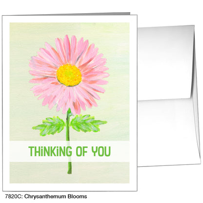 Chrysanthemum Blooms, Greeting Card (7820C)