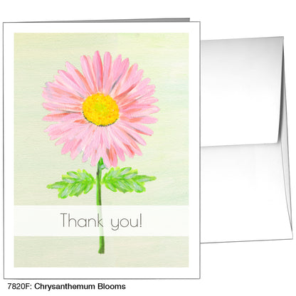 Chrysanthemum Blooms, Greeting Card (7820F)