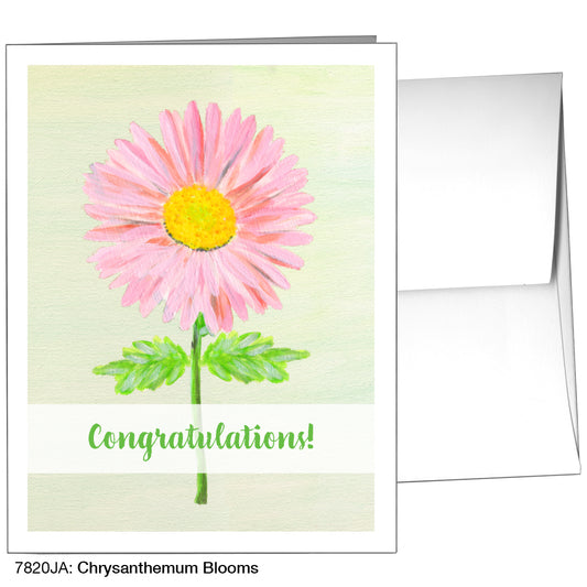 Chrysanthemum Blooms, Greeting Card (7820JA)