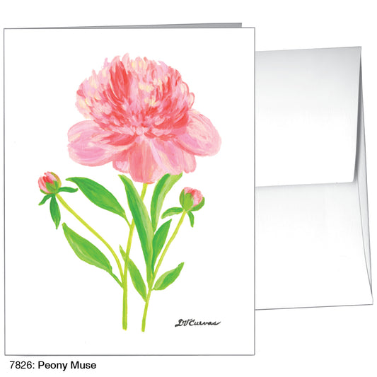 Peony Muse, Greeting Card (7826)