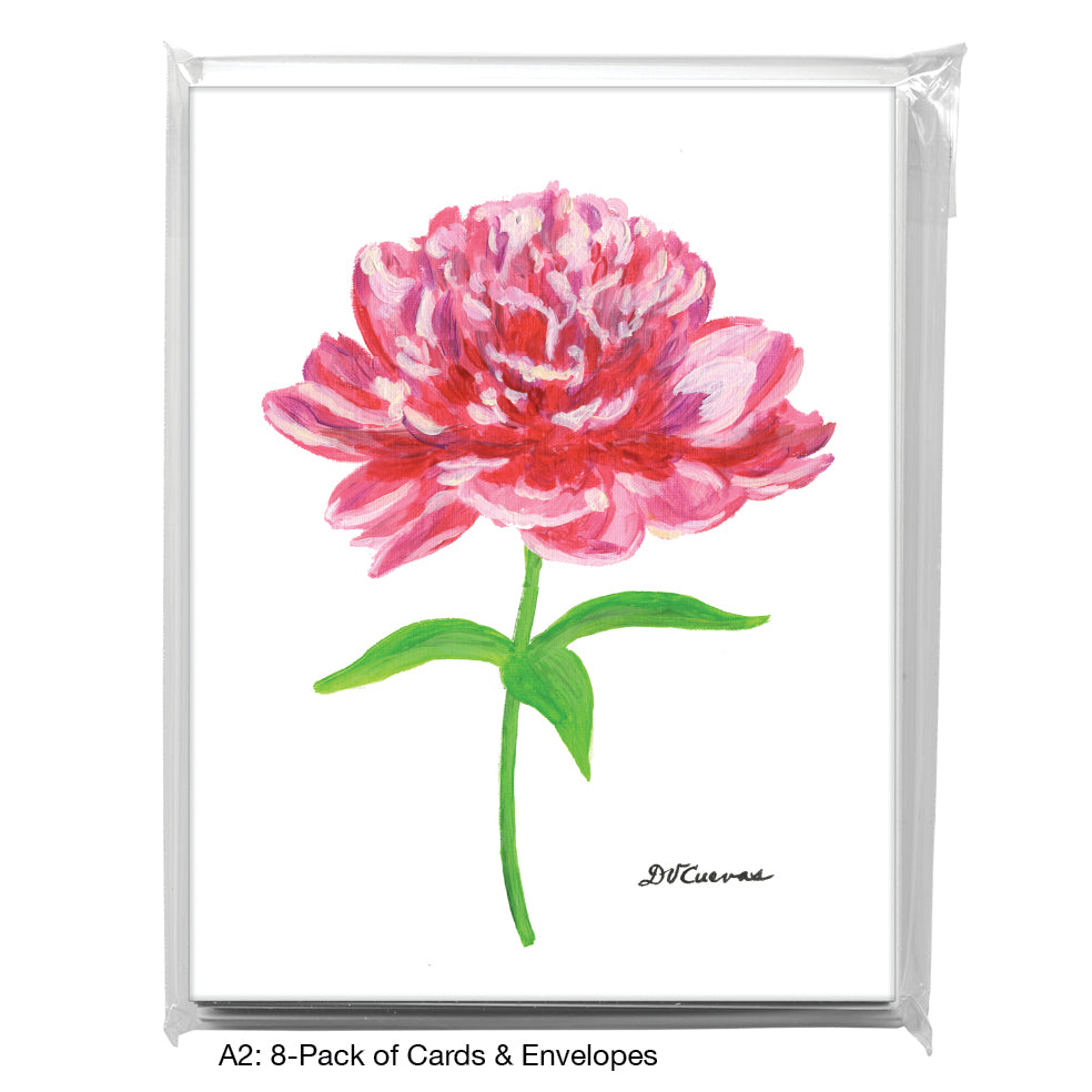 Peony Fuchsia, Greeting Card (7831)