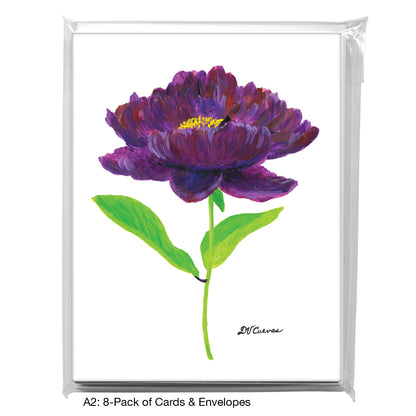 Peony Purple, Greeting Card (7832)