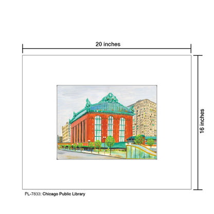 Chicago Public Library, Print (#7833)