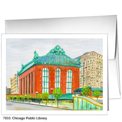 Chicago Public Library, Greeting Card (7833)