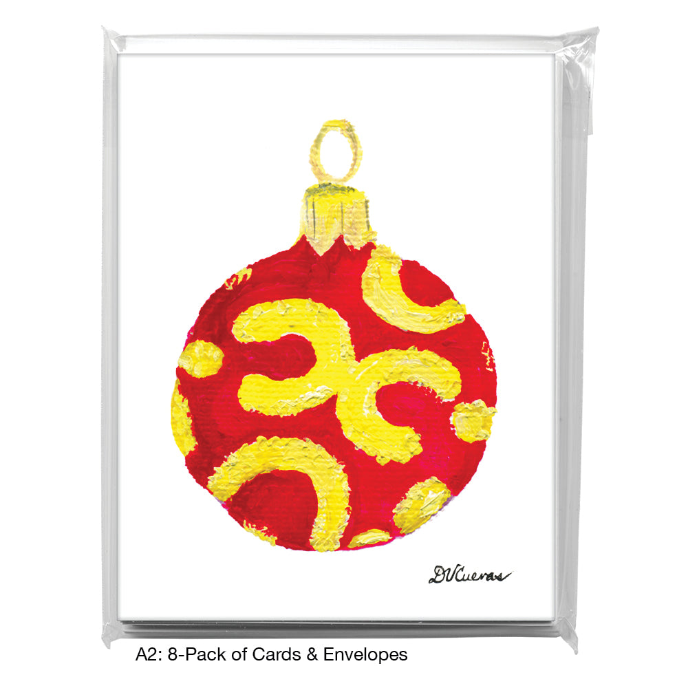 Ornament - Ball, Greeting Card (7835F)