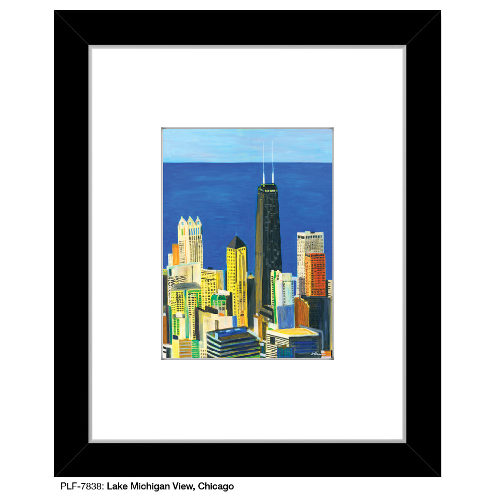 Lake Michigan View, Chicago, Print (#7838)