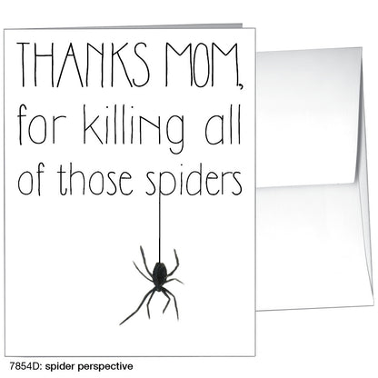 Spider Perspective, Greeting Card (7854D)