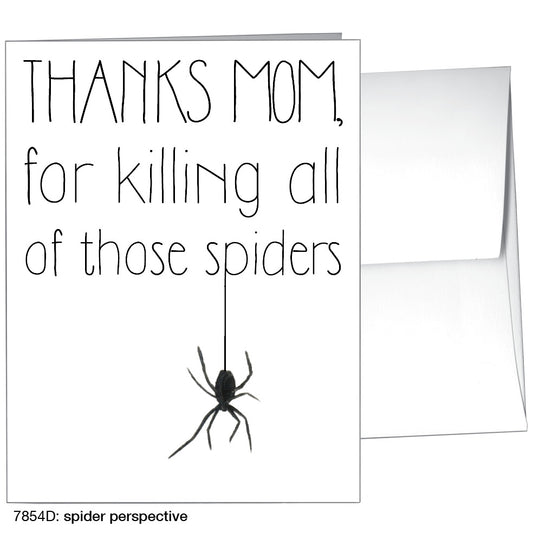 Spider Perspective, Greeting Card (7854D)