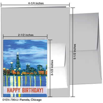 Pamela, Chicago, Greeting Card (7864J)