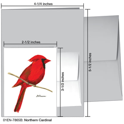 Northern Cardinal, Greeting Card (7865B)