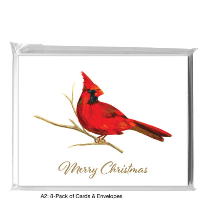 Male Cardinal, Greeting Card (7866C)