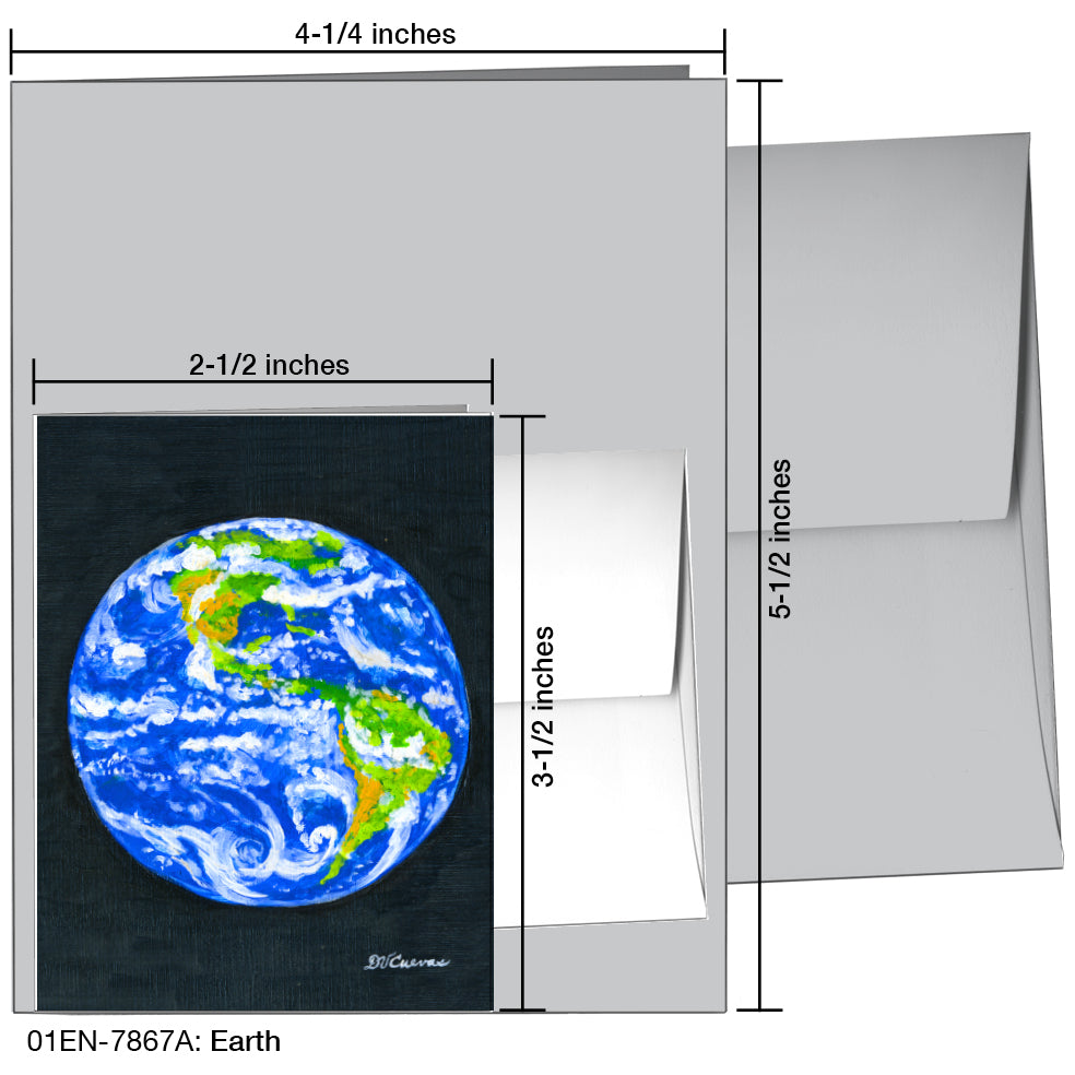 Earth, Greeting Card (7867A)