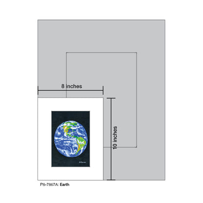 Earth, Print (#7867A)