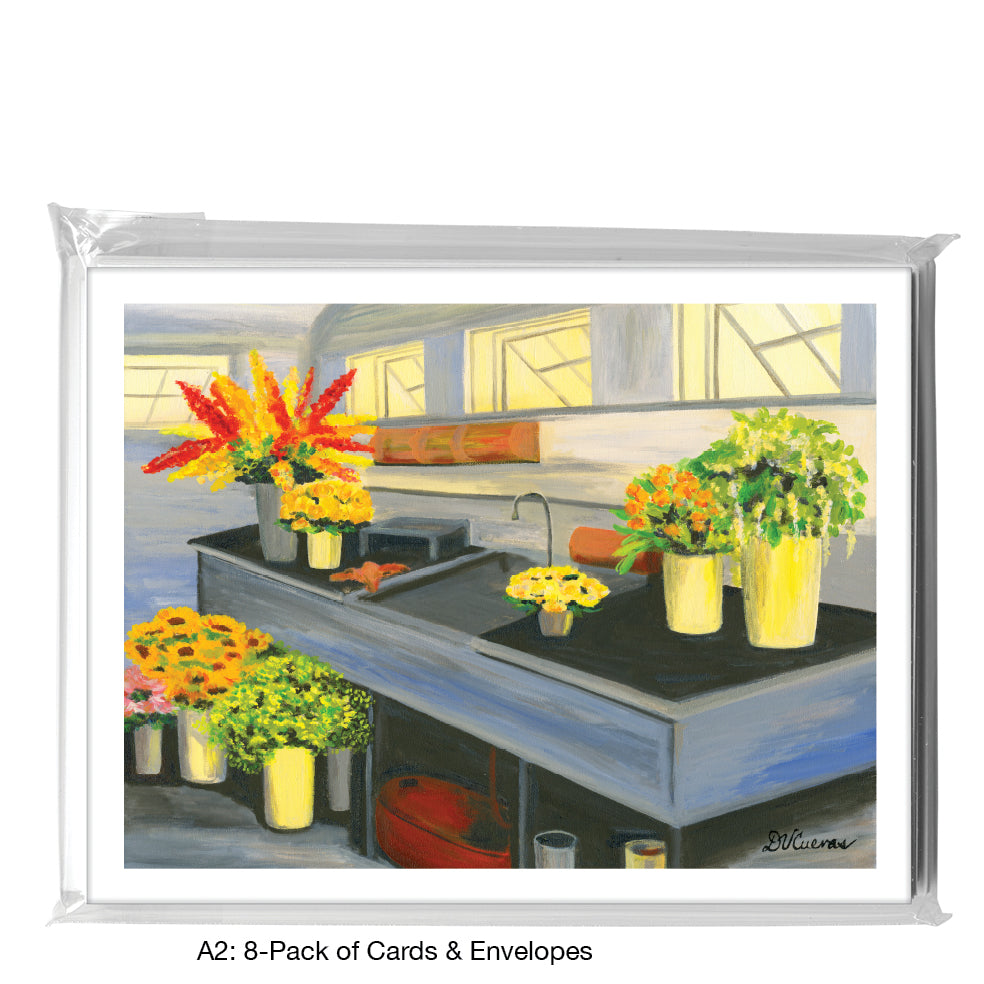 Potting Area, Greeting Card (7868E)