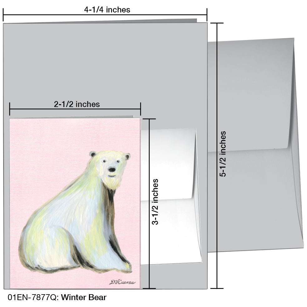 Winter Bear, Greeting Card (7877Q)