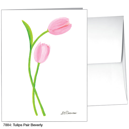 Tulips Pair Beverly, Greeting Card (7884)