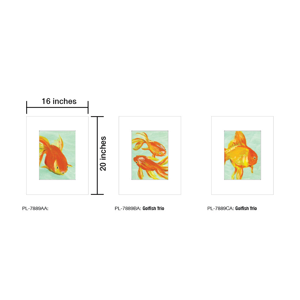 Goldfish Trio, Print TRIO (#7889)