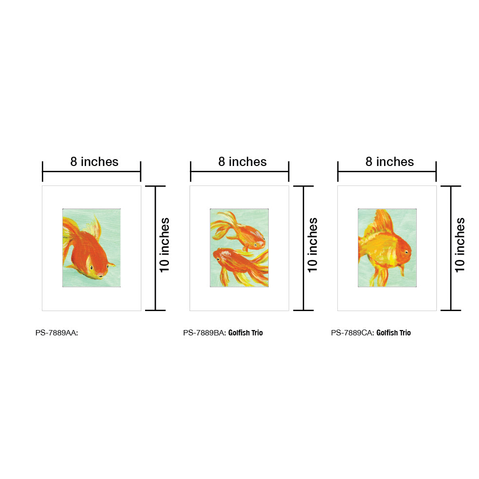 Goldfish Trio, Print TRIO (#7889)