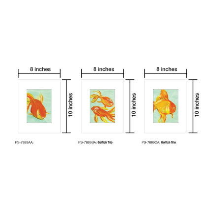 Goldfish Trio, Print TRIO (#7889)