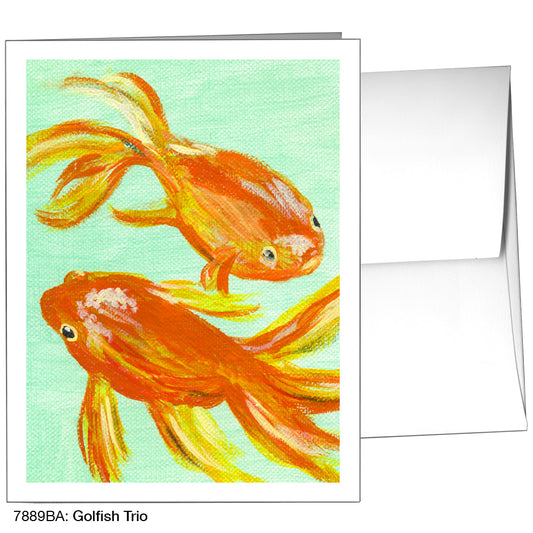 Goldfish Trio, Greeting Card (7889BA)