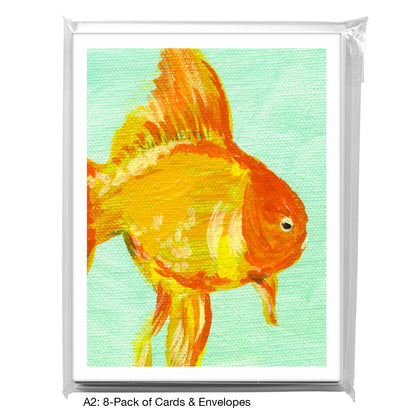 Goldfish Trio, Greeting Card (7889CA)