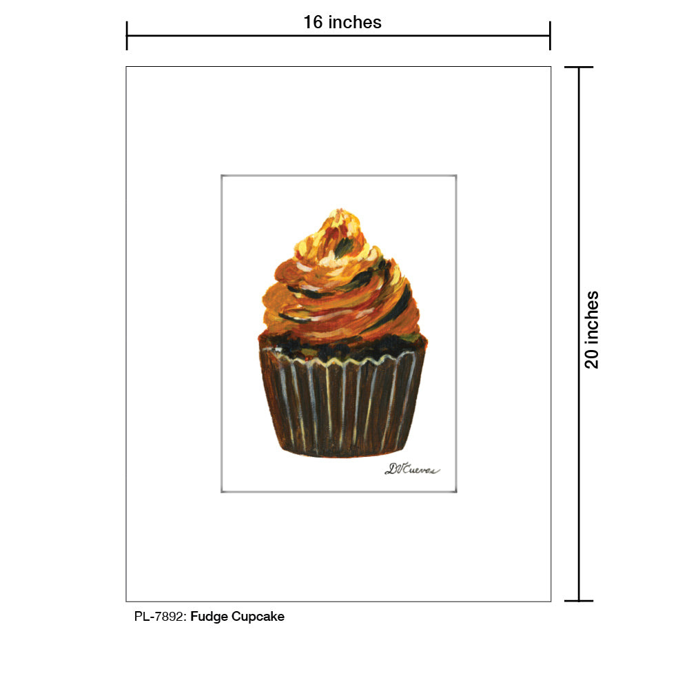 Fudge Cupcake, Print (#7892)