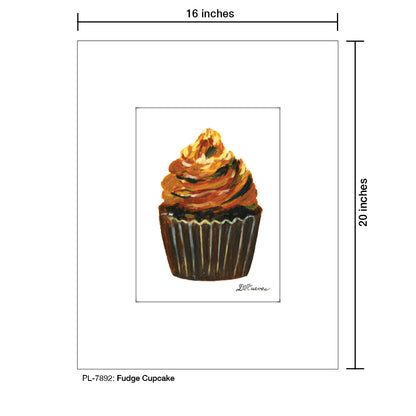 Fudge Cupcake, Print (#7892)