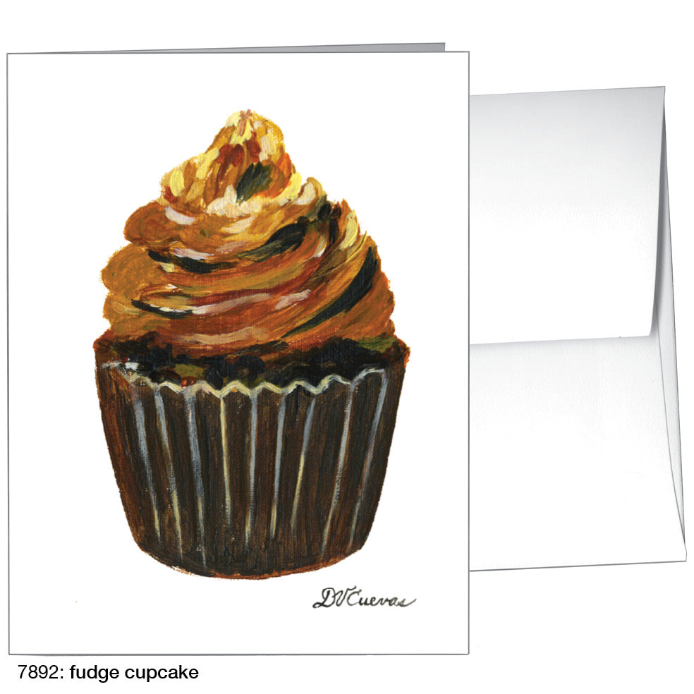 Fudge Cupcake, Greeting Card (7892)