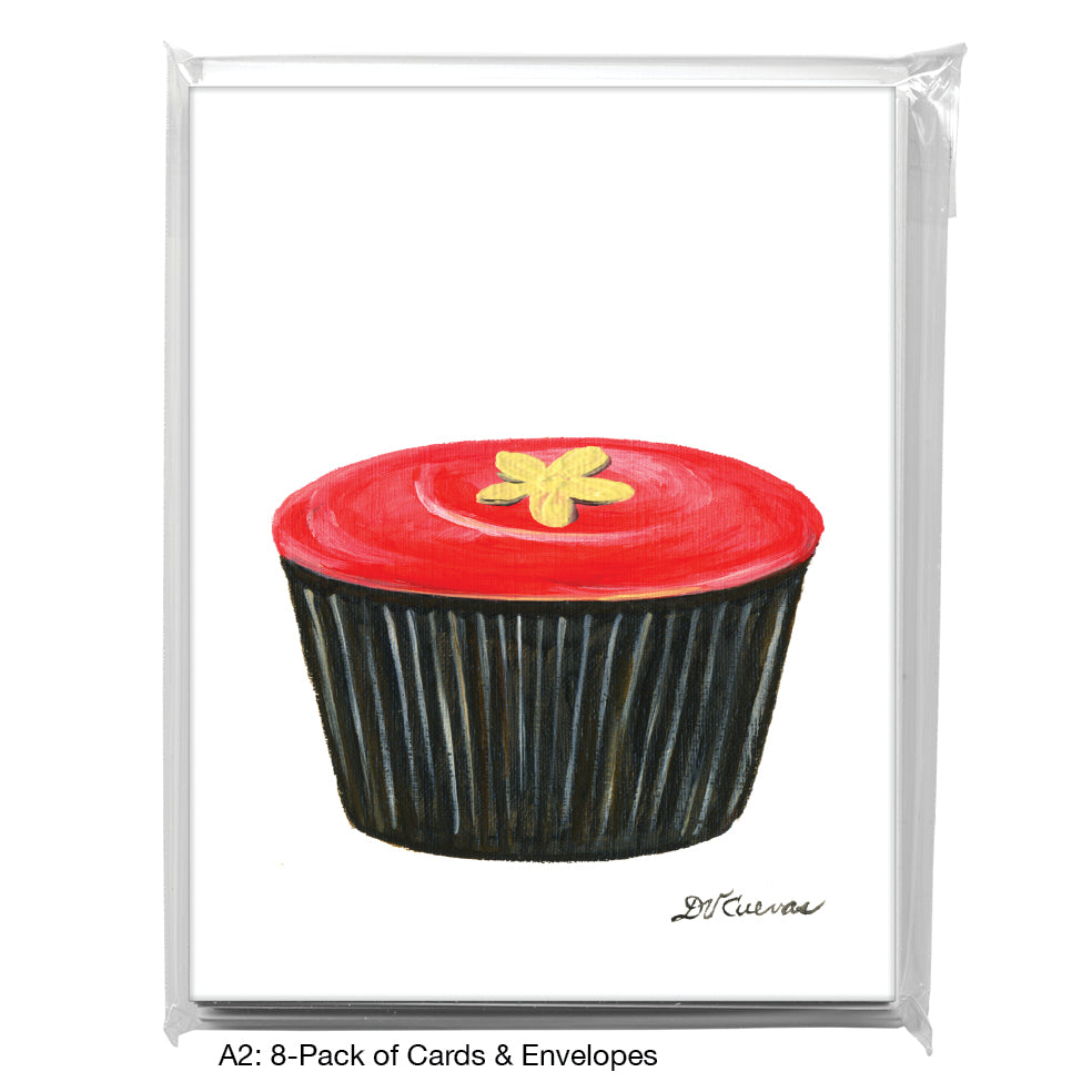 Schmaltzy Cupcake, Greeting Card (7898)